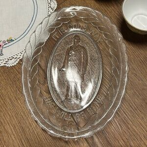 Vtg William McKinley Memorial Plate 1901